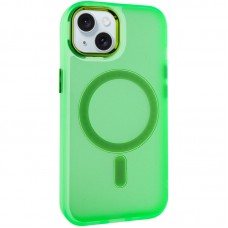 Чехол TPU+PC Lily with MagSafe для Apple iPhone 11 (6.1")  Neon Green - 00000071760_6