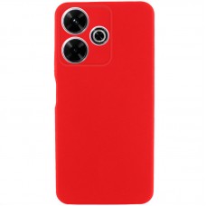 Чехол TPU GETMAN Liquid Silk для Xiaomi Redmi 13 4G / Poco M6 4G  Красный / Red - 00000072870_5