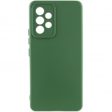 Чехол TPU GETMAN Liquid Silk Full Camera для Samsung Galaxy A32 4G  Зеленый / Dark green - 00000073789_3