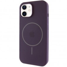 Чохол Silicone Case Full Protective (AA) with MagSafe для Apple iPhone 11 (6.1")  Фіолетовий / Elderberry - 00000076423_28