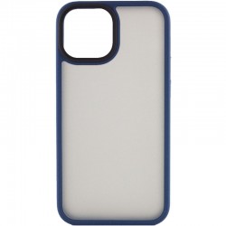 TPU+PC чохол Metal Buttons для Apple iPhone 13 (6.1")  Синій / Navy Blue - 00000049106_3