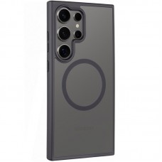TPU+PC чохол Metal Buttons with MagSafe Colorful для Samsung Galaxy S24 Ultra  Чорний / Black - 00000076845_3