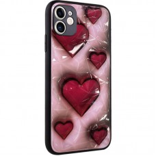 TPU+PC чохол Prisma Plushie для Apple iPhone 11 (6.1")  Hearts - 00000076013_1