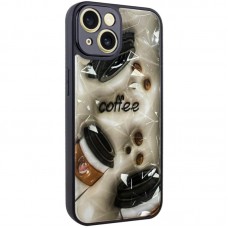 TPU+PC чохол Prisma Plushie для Apple iPhone 15 (6.1")  Coffee - 00000076025_1