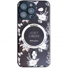TPU+PC чохол Secret Garden with MagSafe для Apple iPhone 16 Pro Max (6.9")  Black - 00000074300_1