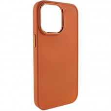 TPU чохол Bonbon Metal Style для Apple iPhone 13 Pro (6.1")  Помаранчевий / Papaya - 00000055084_8