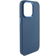 TPU чохол Bonbon Metal Style для Apple iPhone 14 Pro (6.1")  Синій / Denim Blue - 00000057125_10