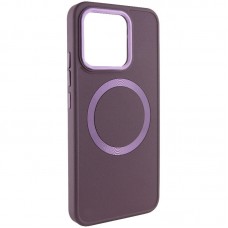 TPU чохол Bonbon Metal Style with MagSafe для Xiaomi Redmi Note 13 4G  Бордовий / Plum - 00000070696_2