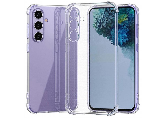 TPU чохол GETMAN Ease logo посилені кути Full Camera для Samsung Galaxy S25 FE
