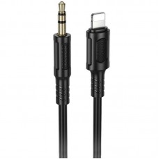 Аудіо кабель Aux Borofone BL25A Nice (Lightning to AUX 3.5mm) (1m)  Black - 00000085111_1