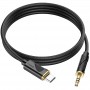 Аудіо кабель Aux Hoco UPA30 Friend (Type-C to AUX 3.5mm) (1m)