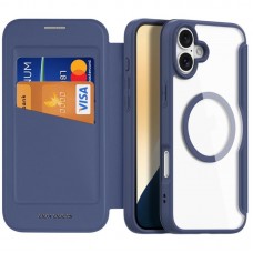 Чохол-книжка Dux Ducis Skin X Pro with MagSafe для Apple iPhone 16 (6.1")  Blue - 00000073600_2