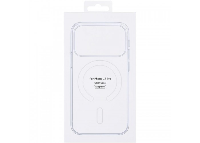 Чохол Clear Case (AAA) with MagSafe and Animation для Apple iPhone 17 Pro (6.3