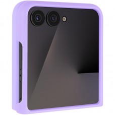 Чохол Foldables Silicone Cover Lakshmi (AAA) для Motorola Razr 50  Бузковий / Dasheen - 00000080104_4