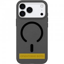 Чохол PC Matte Color with Magnetic Fit для Apple iPhone 15 Pro (6.1")  Black - 00000088242_1
