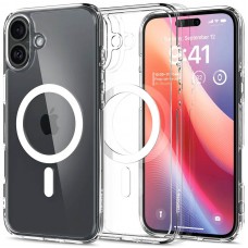 Чохол SGP Ultra Hybrid (MagFit) для Apple iPhone 16 (6.1")  Прозорий - 00000073648_1