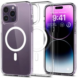 Чохол SGP Ultra Hybrid (MagFit) для Apple iPhone 16 Pro (6.3")  Прозорий - 00000073650_1