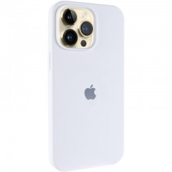 Чохол Silicone Case (AA) Logo with MagSafe для Apple iPhone 12 Pro Max (6.7")  Білий / White - 00000080634_2