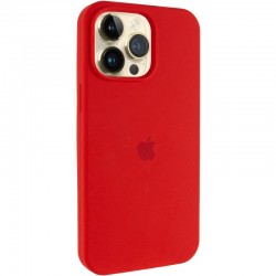 Чохол Silicone Case (AA) Logo with MagSafe для Apple iPhone 13 Pro (6.1")  Червоний / Red - 00000080636_6