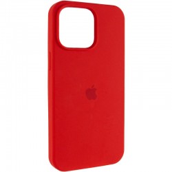 Чохол Silicone Case (AA) Logo with MagSafe для Apple iPhone 14 (6.1")  Червоний / Red - 00000080638_6