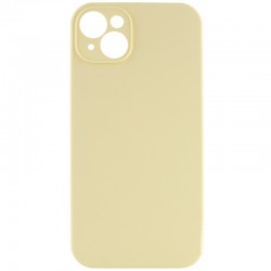 Чохол Silicone Case Full Camera Protective (AA) NO LOGO для Apple iPhone 15 (6.1")  Жовтий / Mellow Yellow - 00000070233_6