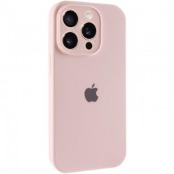 Чохол Silicone Case Full Camera Protective (AA) для Apple iPhone 15 Pro Max (6.7")  Рожевий / Chalk Pink - 00000066393_18