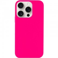Чохол Silicone Case Full Protective (AA) NO LOGO для Apple iPhone 15 Pro (6.1")  Рожевий / Barbie pink - 00000072459_24