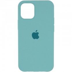 Чохол Silicone Case Full Protective (AA) для Apple iPhone 12 Pro / 12 (6.1")  Бірюзовий / Marine Green - 00000038660_6