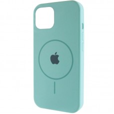 Чохол Silicone Case Full Protective (AA) with MagSafe для Apple iPhone 11 (6.1")  Бірюзовий / Marine Green - 00000076423_11