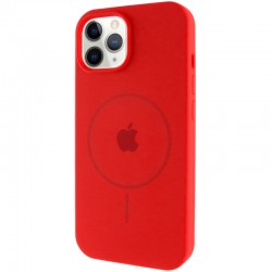 Чохол Silicone Case Full Protective (AA) with MagSafe для Apple iPhone 11 Pro Max (6.5")  Червоний / Red - 00000076425_13