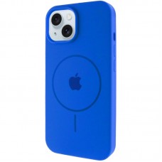 Чохол Silicone Case Full Protective (AA) with MagSafe для Apple iPhone 14 Plus (6.7")  Синій / Capri Blue - 00000076432_23