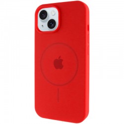 Чохол Silicone Case Full Protective (AA) with MagSafe для Apple iPhone 15 Plus (6.7")  Червоний / Red - 00000076436_13