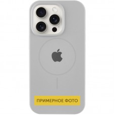 Чохол Silicone Case Full Protective (AA) with MagSafe для Apple iPhone 16 Plus (6.7")  Сірий / Light Grey - 00000076439_22