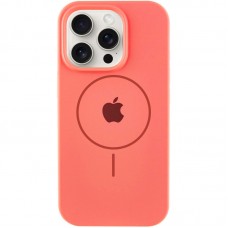Чохол Silicone Case Full Protective (AA) with MagSafe для Apple iPhone 16 Pro Max (6.9")  Кавуновий / Watermelon red - 00000076441_1