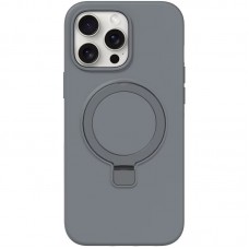 Чохол Silicone Case Full Protective NO LOGO with Ring для Apple iPhone 13 Pro (6.1")  Grey - 00000078477_4