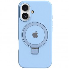 Чохол Silicone Case Full Protective with Ring для Apple iPhone 16 (6.1")  Blue - 00000078470_1