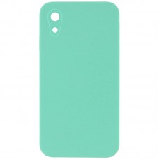 Чохол Silicone Case Square Full Camera Protective (AA) NOLOGO для Apple iPhone XR (6.1")  Бірюзовий / Turquoise - 00000072153_3