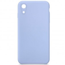 Чохол Silicone Case Square Full Camera Protective (AA) NOLOGO для Apple iPhone XR (6.1")  Блакитний / Lilac Blue - 00000072153_5