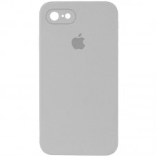Чохол Silicone Case Square Full Camera Protective (AA) для Apple iPhone 6/6s (4.7")  Сірий / Light Grey - 00000040228_45