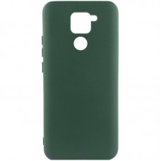 Чохол Silicone Cover Lakshmi (AA) для Xiaomi Redmi Note 9 / Redmi 10X  Зелений / Dark green - 00000073849_3