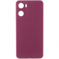 Чохол Silicone Cover Lakshmi Full Camera (AAA) для Oppo A57s / A77s  Бордовий / Plum - 00000066987_1