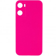 Чохол Silicone Cover Lakshmi Full Camera (AAA) для Oppo A57s / A77s  Рожевий / Barbie pink - 00000066987_7