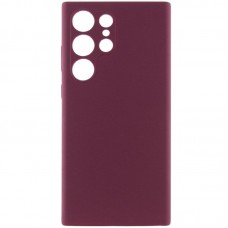 Чохол Silicone Cover Lakshmi Full Camera (AAA) для Samsung Galaxy S26 Ultra  Бордовий / Plum - 00000084426_2