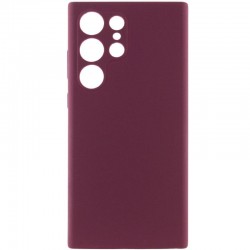 Чохол Silicone Cover Lakshmi Full Camera (AAA) для Samsung Galaxy S26 Ultra  Бордовий / Plum - 00000084426_2