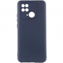 Чохол Silicone Cover Lakshmi Full Camera (AAA) для Xiaomi Redmi 10C  Темно-синій / Midnight blue - 00000067006_12