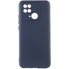 Чохол Silicone Cover Lakshmi Full Camera (AAA) для Xiaomi Redmi 10C  Темно-синій / Midnight blue - 00000067006_12