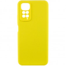 Чохол Silicone Cover Lakshmi Full Camera (AAA) для Xiaomi Redmi Note 11 (Global) / Note 11S  Жовтий / Yellow - 00000064725_3