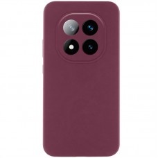 Чохол Silicone Cover Lakshmi Full Camera (AAA) для Xiaomi Redmi Note 14 Pro 4G  Бордовий / Plum - 00000077743_2