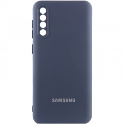 Чохол Silicone Cover Lakshmi Full Camera (AAA) with Logo для Samsung Galaxy A50 (A505F) / A50s / A30  Темно-синій / Midnight blue - 00000085730_12