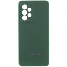 Чохол Silicone Cover Lakshmi Full Camera (AAA) with Logo для Samsung Galaxy A53 5G  Зелений / Cyprus Green - 00000076318_2